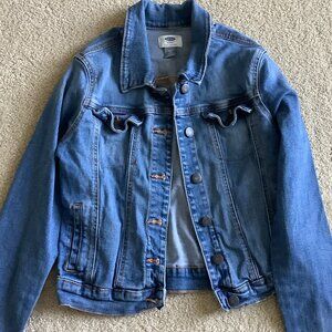 Old Navy Girls Denim Jeans Jacket XL 14